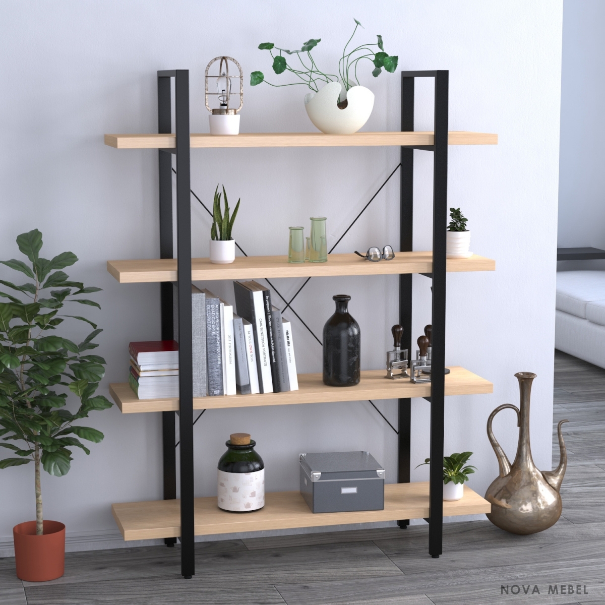 Стеллаж Loft Design Сингл-4 Стеллаж Loft Design Сингл-4