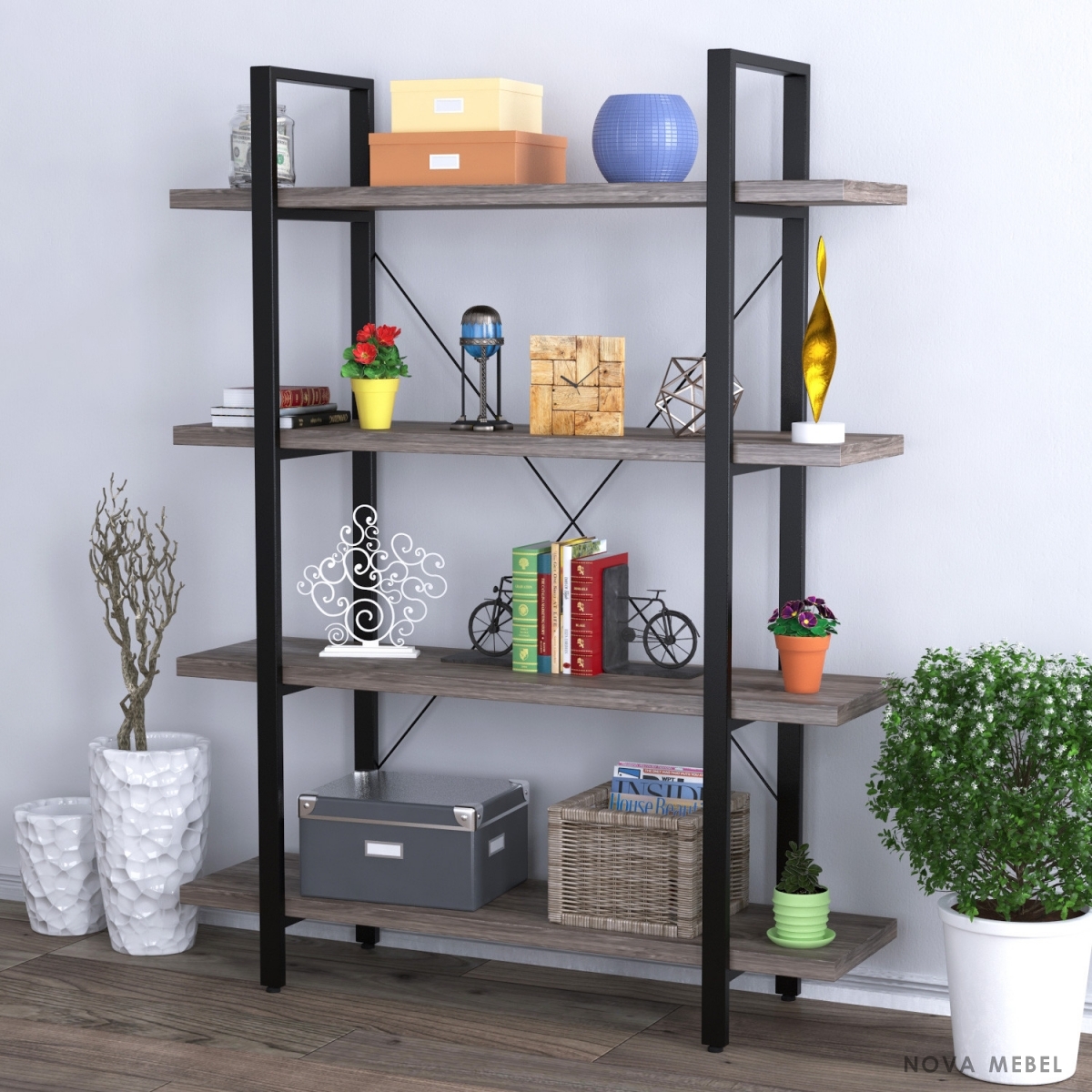 Стеллаж Loft Design Сингл-4 Стеллаж Loft Design Сингл-4