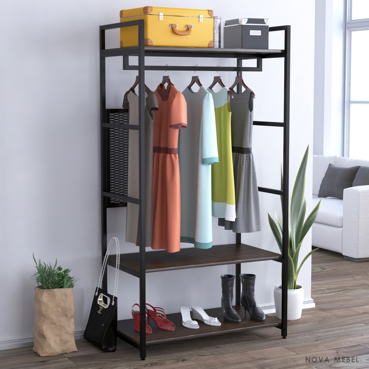 Стеллаж для одежды Loft Design LV-100 Стеллаж для одежды Loft Design LV-100