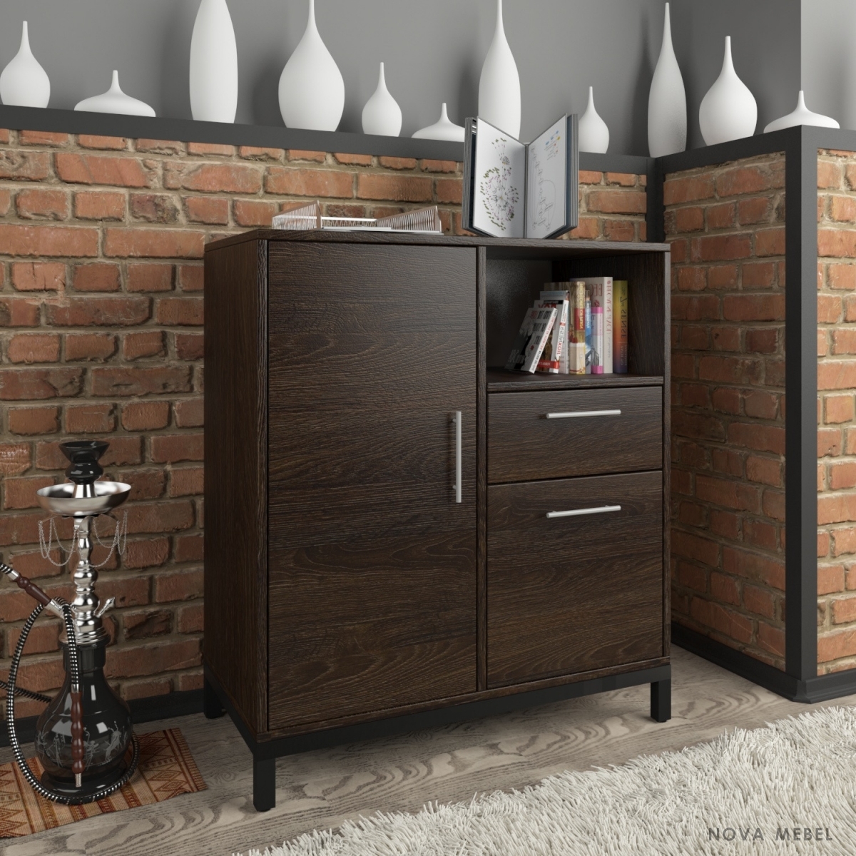 Тумба офисная Loft Design L-800 combi Тумба офисная Loft Design L-800 combi