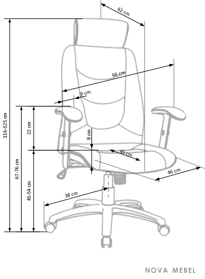 Кресло офисное STILO 2 HALMAR Кресло офисное STILO 2 HALMAR