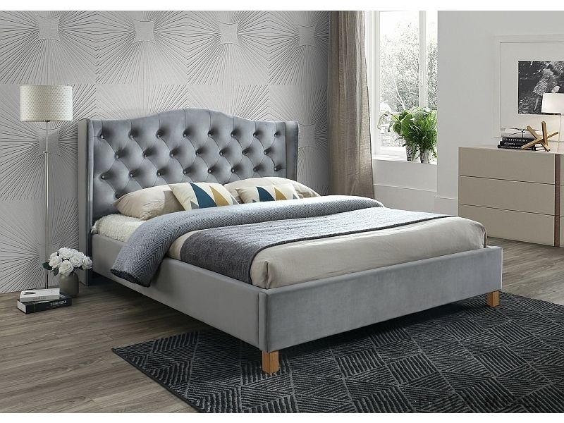Кровать Aspen Velvet Signal 120х200 Кровать Aspen Velvet Signal 120х200