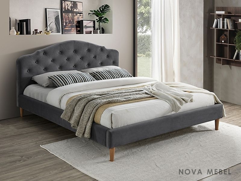 Кровать Chloe Velvet Signal 160x200 Кровать Chloe Velvet Signal 160x200