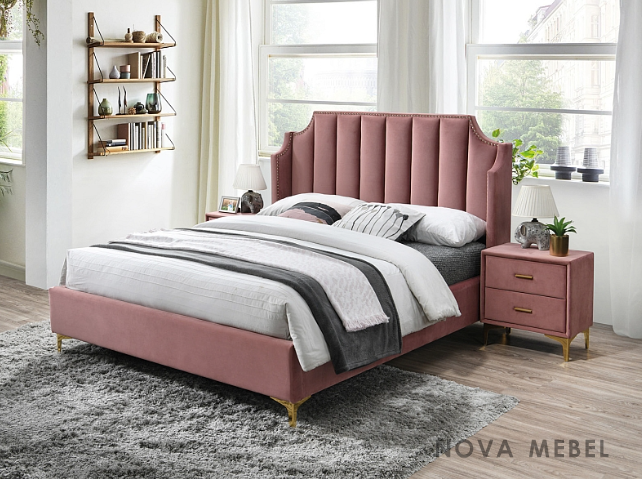 Кровать Monako Velvet Signal 160х200 Кровать Monako Velvet Signal 160х200