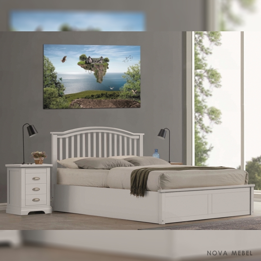 Кровать Signal Madera 160х200 белый Кровать Signal Madera 160х200 белый