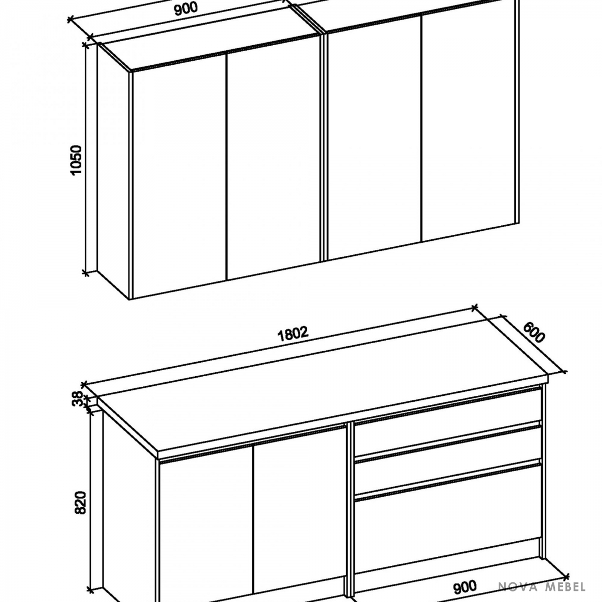 Кухня IDEA 180 HALMAR Кухня IDEA 180 HALMAR