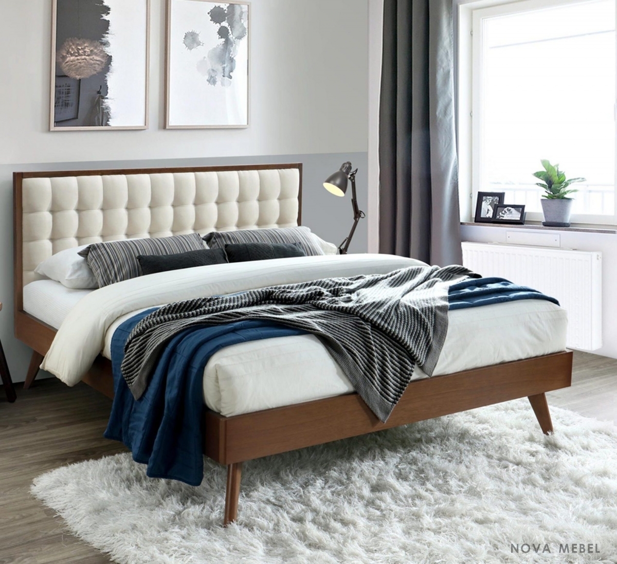 Кровать SOLOMO 160 HALMAR Кровать SOLOMO 160 HALMAR