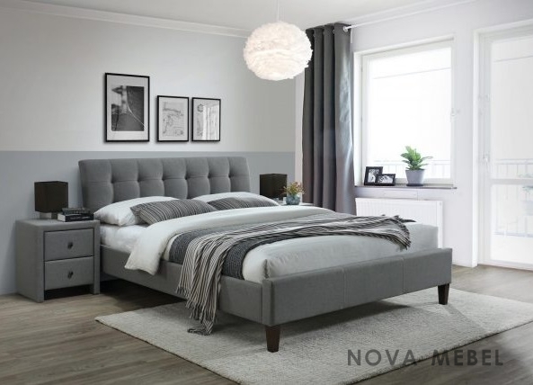 Кровать SAMARA 2 160 HALMAR серый Кровать SAMARA 2 160 HALMAR серый