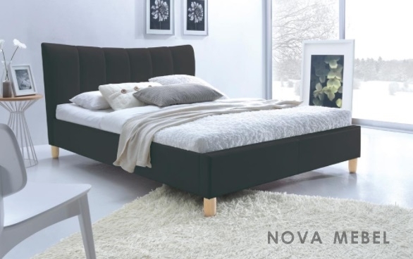 Кровать SANDY 160 HALMAR черный Кровать SANDY 160 HALMAR черный